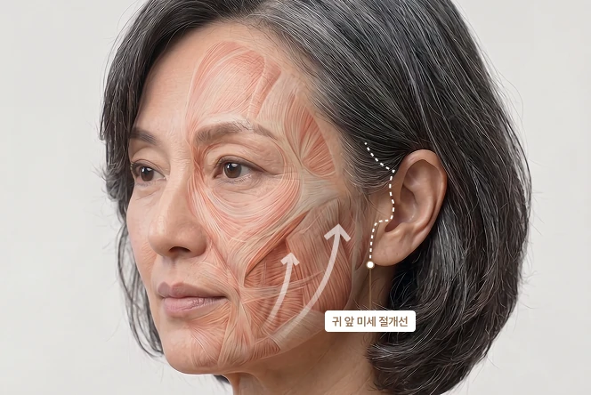 작은 절개라도, 피부만 당겨서는 부족한 이유